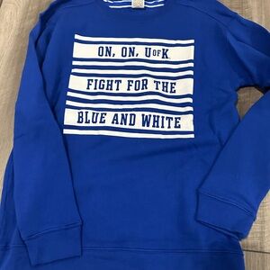 University of Kentucky Blue and White Sweater